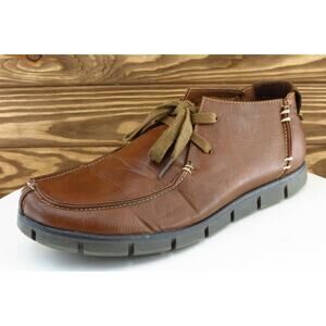 Madden Shoes Sz 7.5 M‎ Brown Derby Oxfords Leather Men Wiley